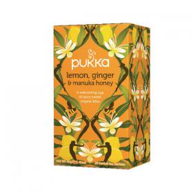Pukka Lemon Ginger and Manuka Tea Bags (Pack of 20) P5049 PK01153