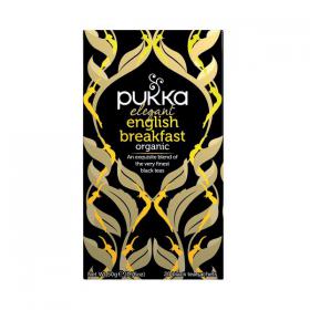 Pukka Elegant English Breakfast Fairtrade Tea Bags (Pack of 20) P5050 PK01156