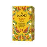 Pukka Turmeric Active Tea Bags Organic (Pack of 20) 45060519140751 PK14075