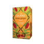 Pukka Three Ginger Tea Bags Organic (Pack of 20) 05065000523428 PK52314