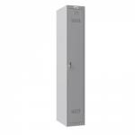 Phoenix PL Series PL1130GGE 1 Column 1 Door Personal locker in Grey with Electronic Lock PL1130GGE