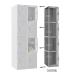Phoenix PL Series PL1430GGE/ADD Additional Add On Column 4 Door Personal locker in Grey with Electronic Lock PL1430GGE/ADD