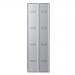 Phoenix PL Series PL2160GBK 2 Column 2 Door Personal Locker Combo Grey Body/Blue Doors with key Locks