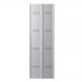 Phoenix PL Series PL2260GGE 2 Column 4 Door Personal Locker Combo in Grey with Electronic Locks