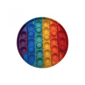 Unbranded Pop Fidget Pad Round Multicoloured 126mm Diameter POPRM PLN10457