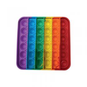 Unbranded Pop Fidget Pad Square Multicoloured 125x125x10mm POPSQM PLN10849