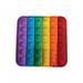Pop Fidget Pad Square Multicoloured 125x125x10mm POPSQM PLN10849