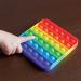 Pop Fidget Pad Square Multicoloured 125x125x10mm POPSQM PLN10849