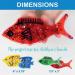 Fidget Toy Jelly Fish Design Assorted 200mm (Pack of 4) FGJF4 PLN17549