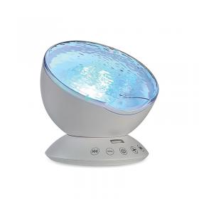 Unbranded Ocean Wave Projector Lamp White SOWPM PLN17698