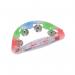 Flashing LED Light Up Tambourine Plastic Large STAM PLN88032