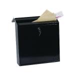 Phoenix Casa Top Loading Mail Box Black (Weatherproof, corrosion and rust resistant) MB0111KB PN00403