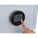 Phoenix Dream Home Safe with Electronic Lock Powder Coated Pastel Blue DREAM1B PN01011