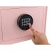 Phoenix Dream Home Safe with Electronic Lock Powder Coated Pastel Pink DREAM1P PN01012