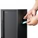 Phoenix Fingerprint Key Safe Electronic Lock 60 Adjustable Hooks Black KS0021F PN01295