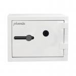 Phoenix Fortress High Security Safe Size 2 22L + Key Lock White SS1452K PN01578