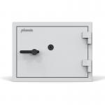 Phoenix Fortress High Security Safe Size 3 46L + Key Lock White SS1453K PN01580
