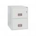 Phoenix FS2272K Vertical Fire File 2 Drawer Key Lock White FS2272K PN06243