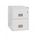 Phoenix FS2272K Vertical Fire File 2 Drawer Key Lock White FS2272K PN06243