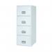 Phoenix FS2274K Vertical Fire File 4 Drawer Key Lock White FS2274K PN06454