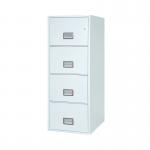 Phoenix FS2274K Vertical Fire File 4 Drawer Key Lock White FS2274K PN06454