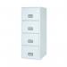 Phoenix FS2274K Vertical Fire File 4 Drawer Key Lock White FS2274K PN06454