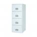Phoenix FS2274K Vertical Fire File 4 Drawer Key Lock White FS2274K PN06454