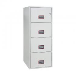 Phoenix World Class 4 Drawer Vertical Fire Rated Filing Cabinet Key Lock FS2254K PN10016