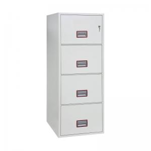 Phoenix World Class 4 Drawer Vertical Fire Rated Filing Cabinet Key