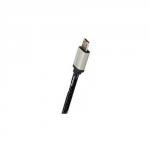 Boompods Retrocable 1.0m MicroUSB/USB Charge and Sync Cable for Android Black CMBLK