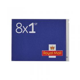 Royal Mail First Class Stamp Book (Pack of 8) 1CB8SINGLE POF15477