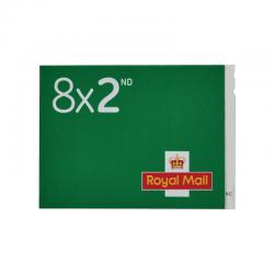 Royal Mail Second Class Stamp Book (Pack of 8) 2CB8SINGLE POF15478
