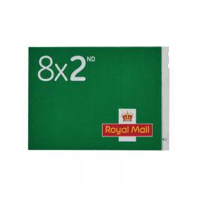 Royal Mail Second Class Stamp Book (Pack of 8) 2CB8SINGLE POF15478