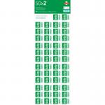 Royal Mail Second Class Postage Stamp Sheet (Pack of 50) BBS2 POF15482