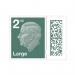 Royal Mail Second Class Large Postage Stamp Sheet (Pack of 50) BBSL2 POF15484