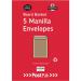 Envelopes C4 Peel & Seal Manilla 115Gsm Board Back (Pack of 5) POF27420