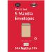Envelopes C5 Peel and Seal Manilla 115gsm (Pack of 200) 9731326