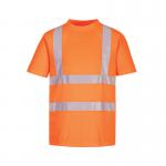 Portwest Eco High Visibility T-Shirt Short Sleeve Orange Large (Pack of 6) EC12ORRL POW01602