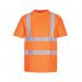 Portwest Eco High Visibility T-Shirt Short Sleeve Orange Medium (Pack of 6) EC12ORRM POW01603