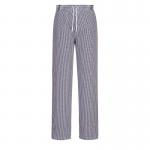 Portwest Bromley Chefs Trousers L Bl Check POW02646