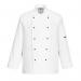Portwest Somerset Chefs Jacket LS 3XL White POW02694