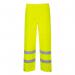 Portwest Hi Vis Rain Traffic Trousers L Yellow POW02975