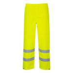 Portwest Hi Vis Rain Traffic Trousers XS Yellow POW02979