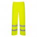 Portwest Hi Vis Rain Traffic Trousers XS Yellow POW02979