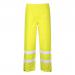 Portwest Hi Vis Rain Traffic Trousers XS Yellow POW02979