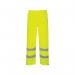 Portwest Hi Vis Rain Traffic Trousers 3XL Yellow POW02981