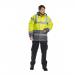 Portwest Hi Vis Contrast Winter Traffic Jacket S Yellow POW03342