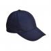 Portwest Six Panel Baseball Cap Navy (Pack of 12) POW03455