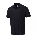 Portwest Naples Polo Shirt SS S Blk POW03486