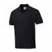 Portwest Naples Polo Shirt SS S Blk POW03486